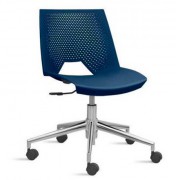 Cadeira Strike Giratória Azul Frisokar