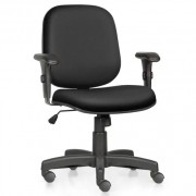 Cadeira L�mina Max Diretor Girat�ria c/Bra�o c/ Regulagem de Altura