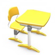 Conjunto Cadeira e Mesa Plástica EloPlax Infantil