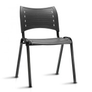 Cadeira Max New Iso Base Preta Plástico Preto